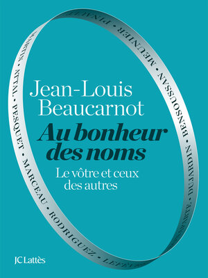 cover image of Au bonheur des noms